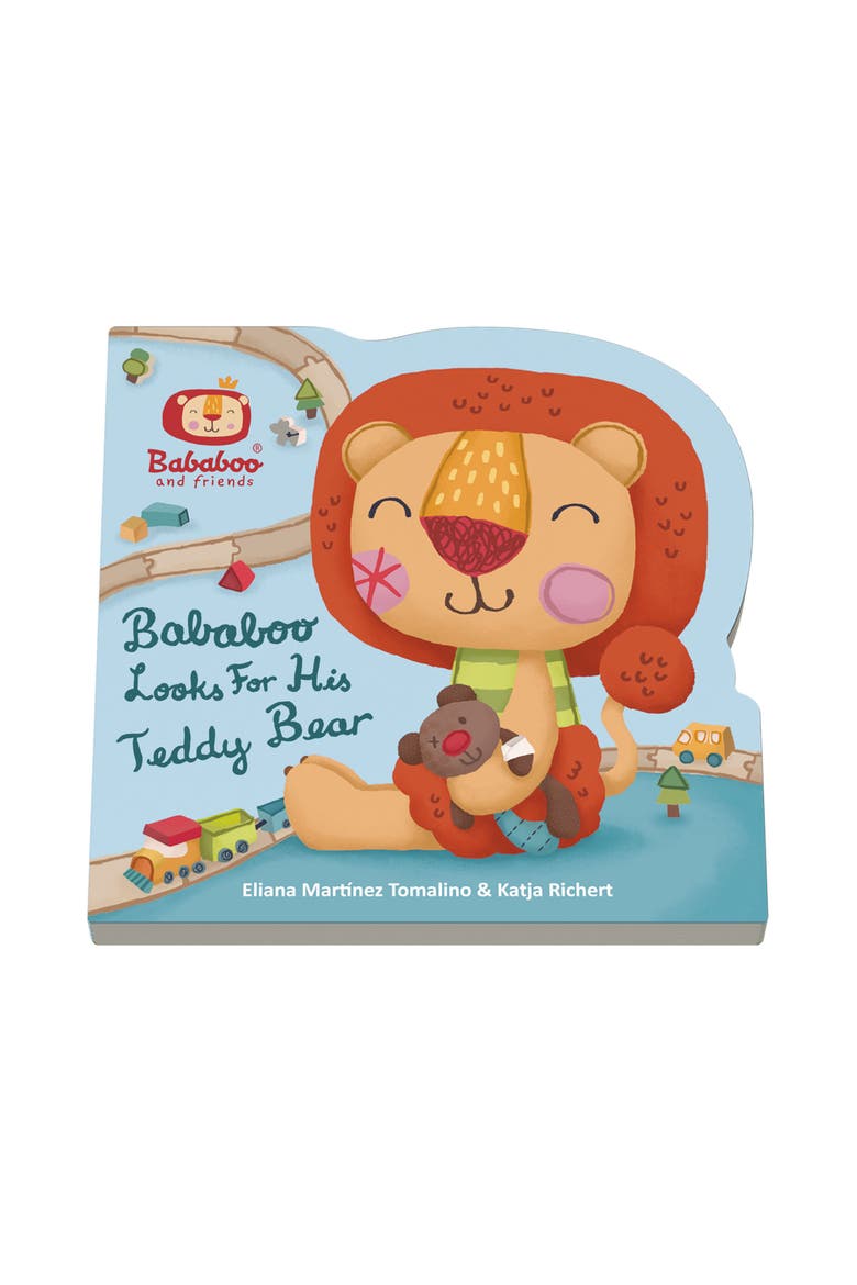 Bababoo Lion Character Book & Plush Set, Alternate, color, Muli / Orange