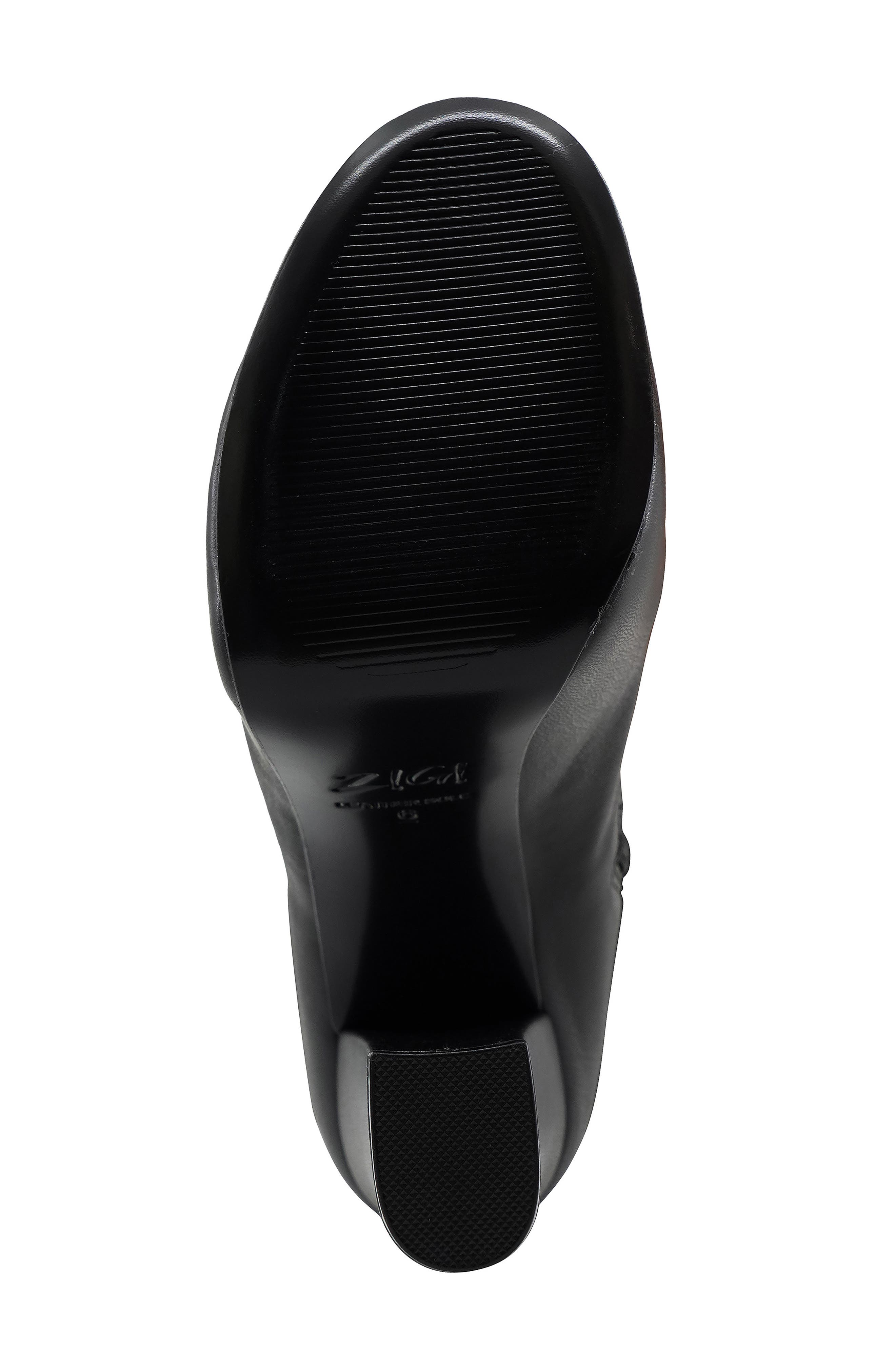 ZIGI Laia Over the Knee Platform Boot, Alternate, color, Black