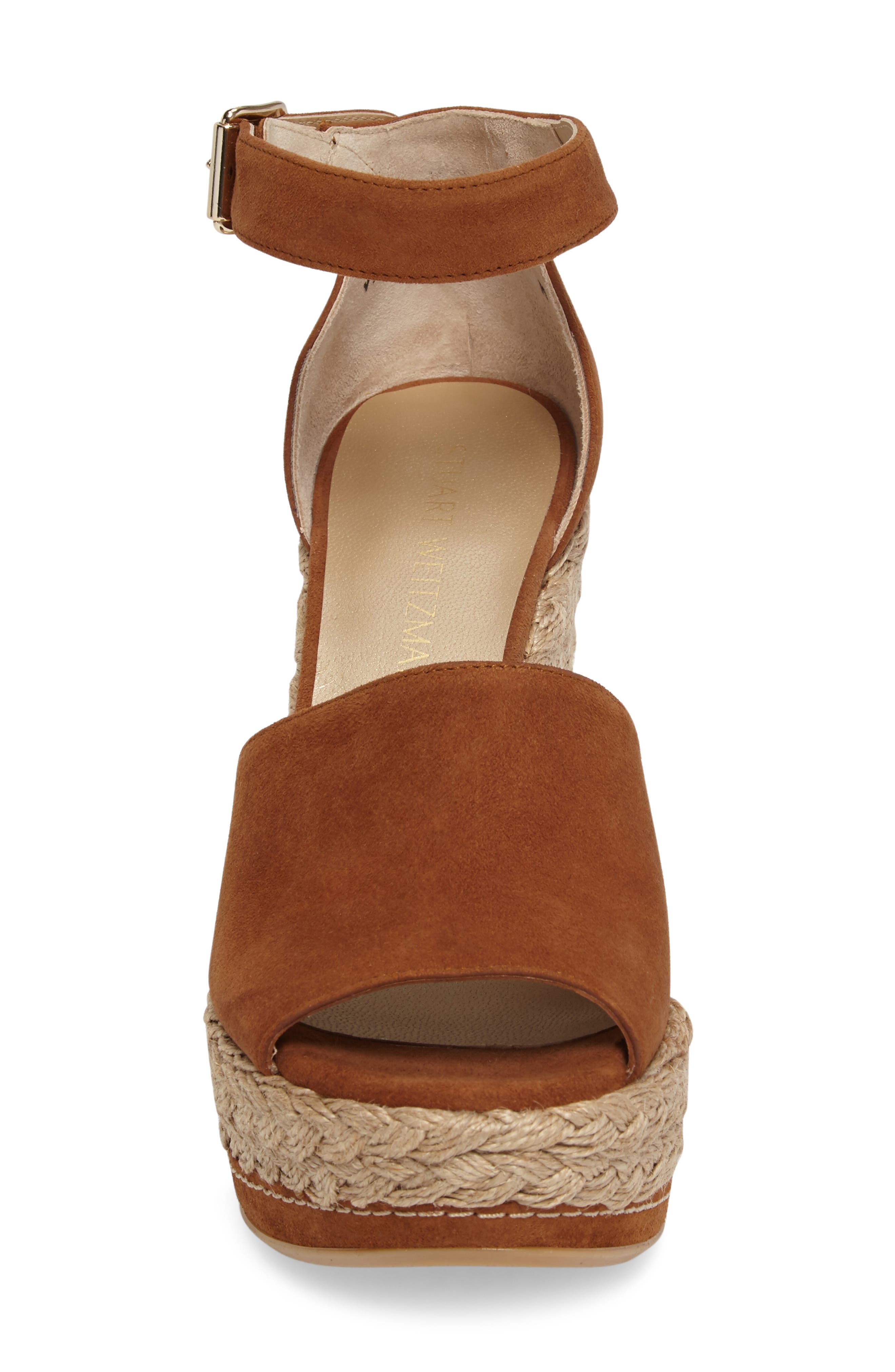 Sohojute Platform Wedge Sandal, Alternate, color, SADDLE SUEDE