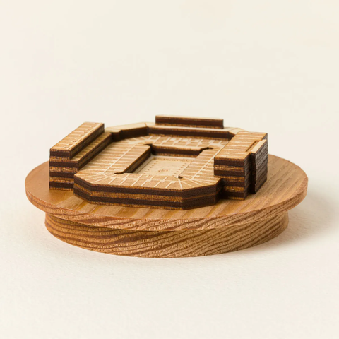 College Football Stadium Sculpture Candle