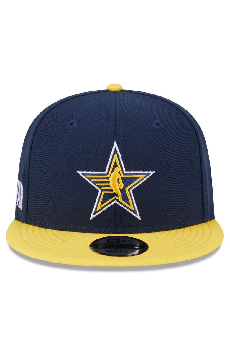 New Era Men's New Era Navy/Yellow 2024 NBA All-Star Game Arch Logo Two-Tone 9FIFTY Snapback Hat, Alternate, color, 