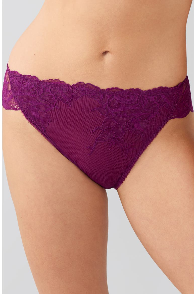 Vivid Attraction High Cut Briefs, Main, color, DARK PURPLE