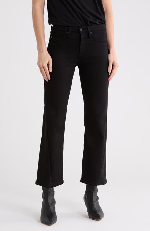 Farrah Mid Rise Crop Bootcut Jeans