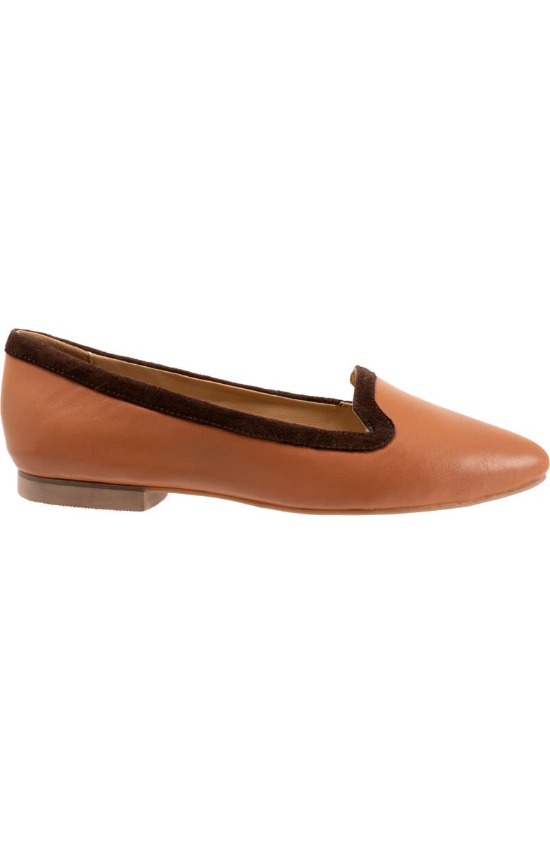 Trotters Hannah Pointed Toe Flat, Alternate, color, Luggage