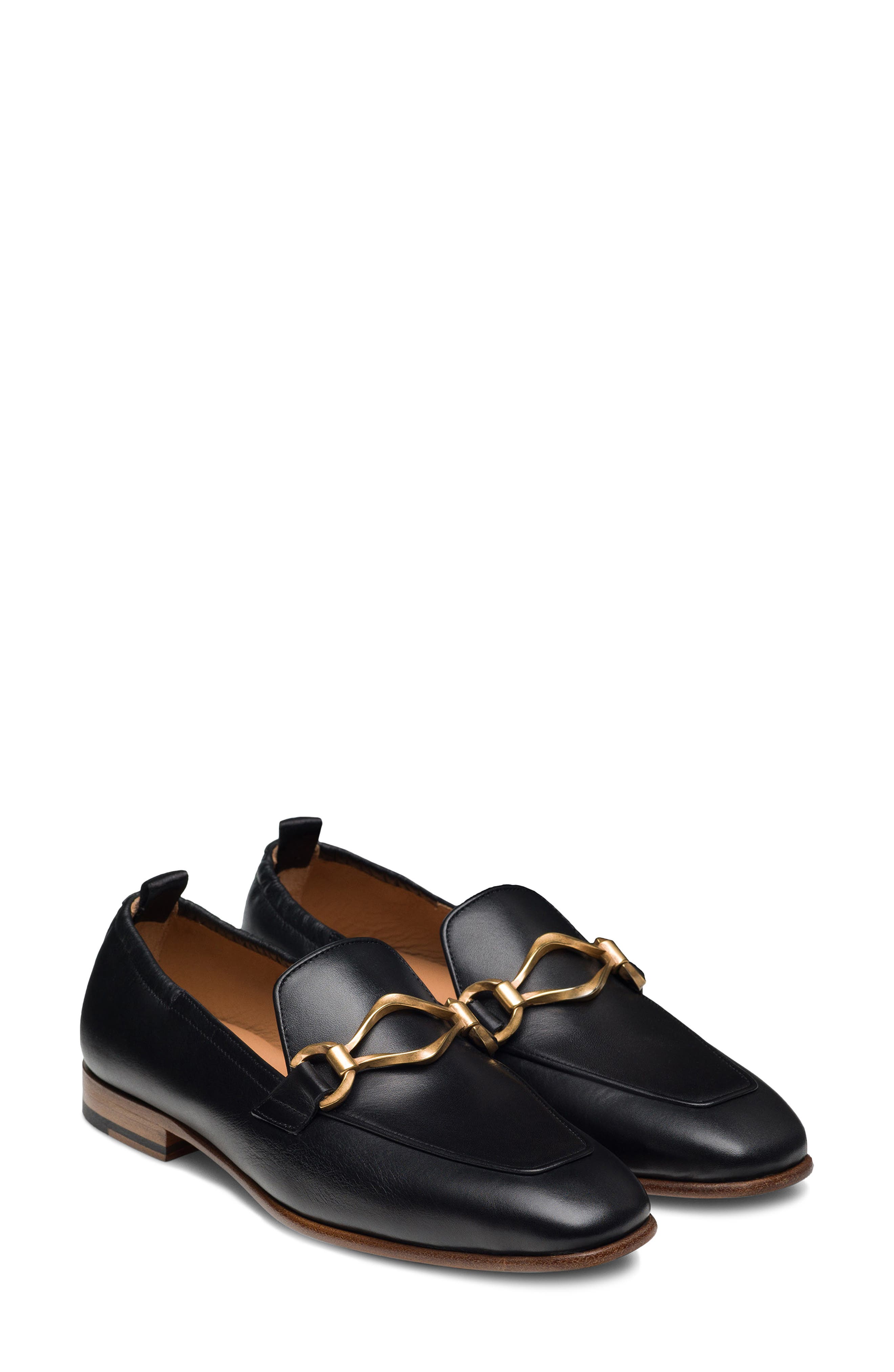 Magnanni Priscilla Bit Loafer, Main, color, Black