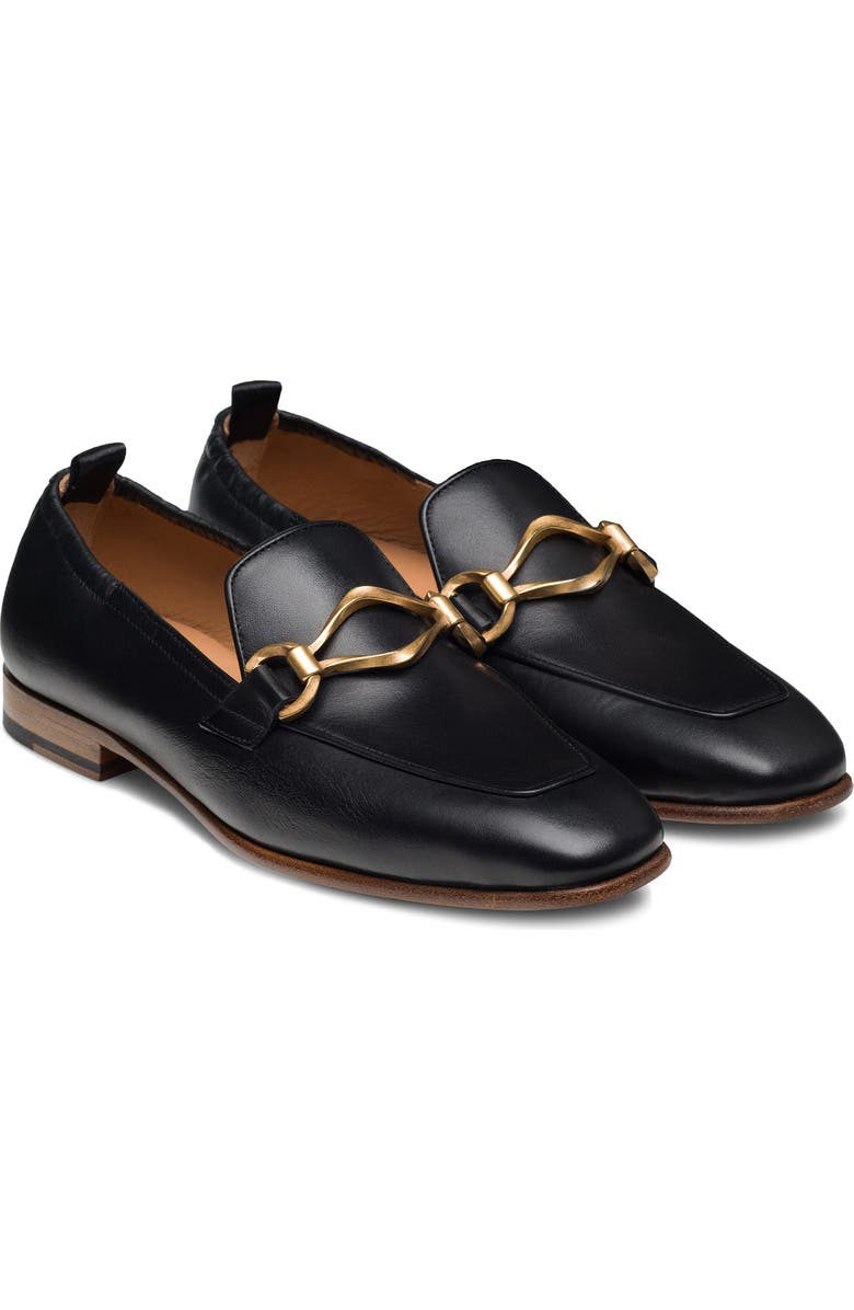 Magnanni Priscilla Bit Loafer, Main, color, Black
