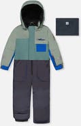 Deux par Deux Play Detachable Hood Fleece Neckwarmer One Piece Snowsuit