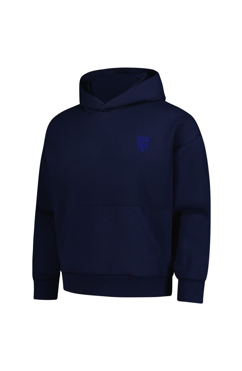 LEVELWEAR Men's Levelwear Navy USMNT Luxe Signature Tri-Blend Pullover Hoodie, Alternate, color, Navy