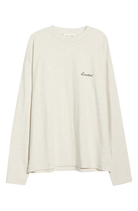 Classic Fit Long Sleeve Cotton T-Shirt