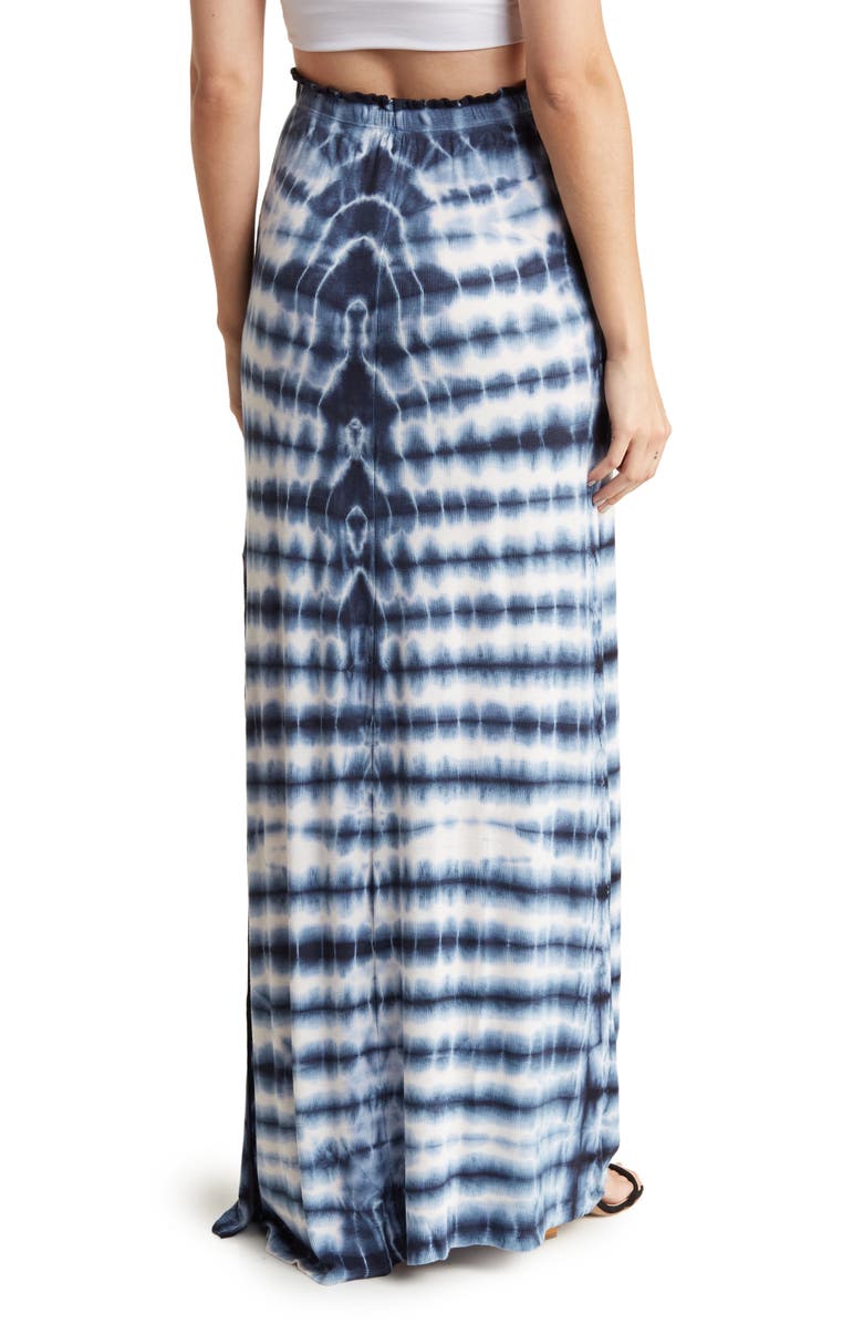 GO COUTURE Tie Dye Slit Maxi Skirt, Alternate, color, Summer Song