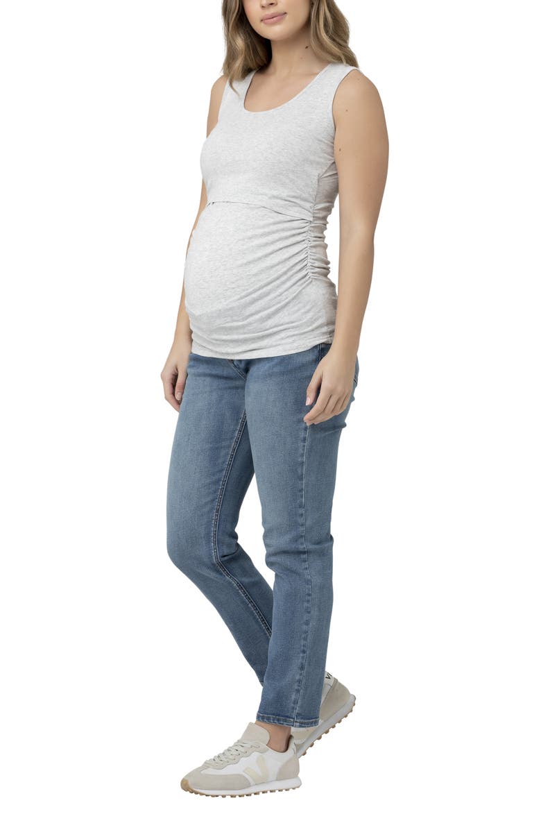 Ripe Maternity Hunter Over Bump Crop Jean, Alternate, color, Vintage Wash