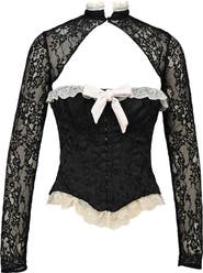 HOUSE OF CB Perdita Corset Top & Bolero Set