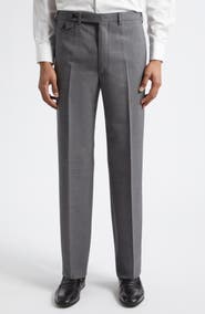 J. Mueser Waverly High Twist Virgin Wool Trousers
