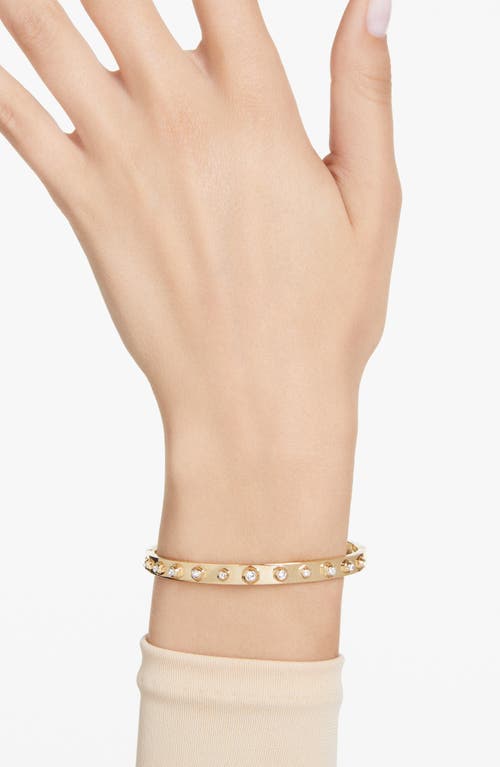 Swarovski Numina Bangle S Gold Shiny Crystal