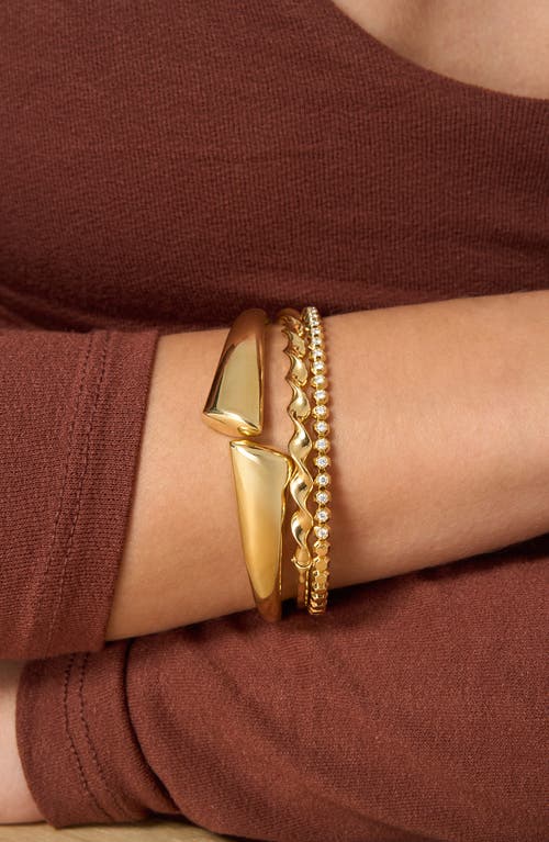 Bony Levy Monaco Diamond Stretch Bracelet In 18k Yellow Gold