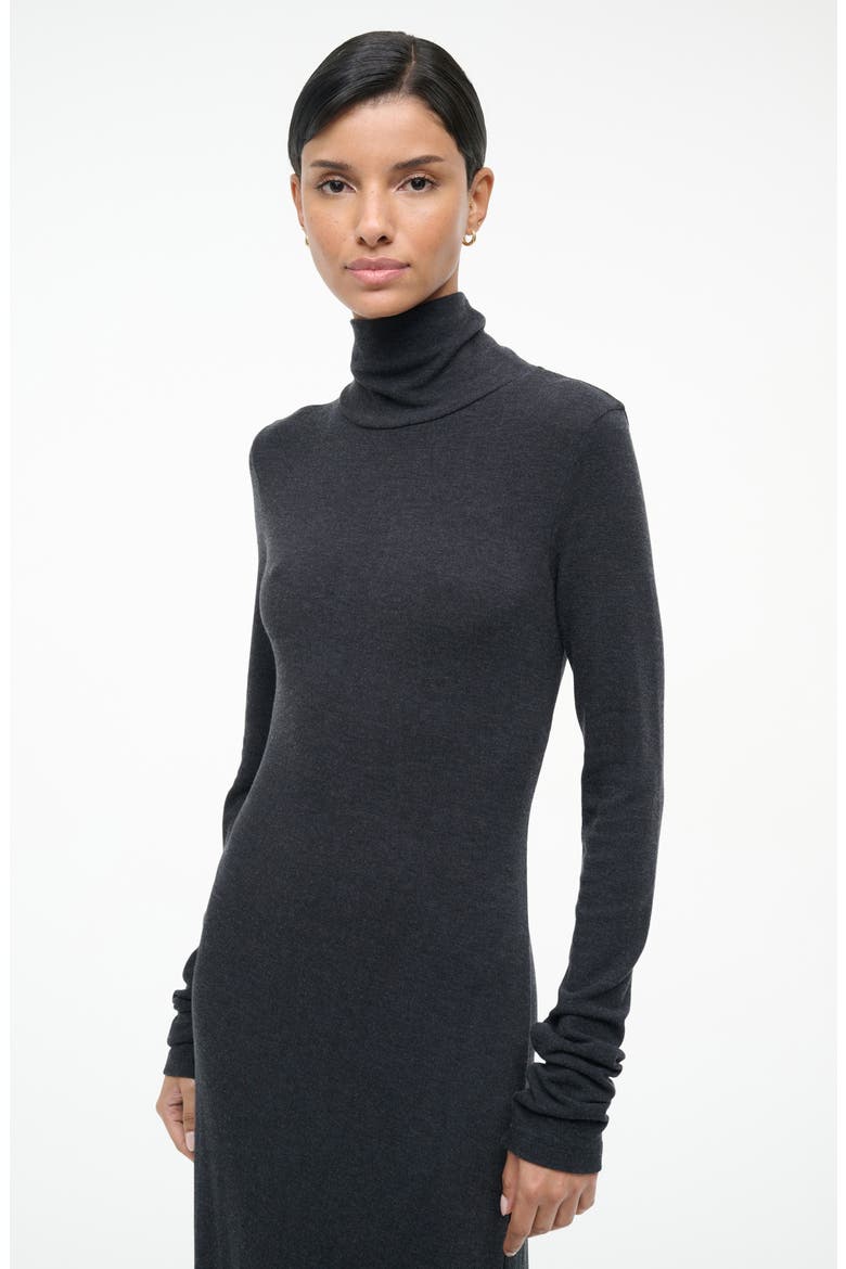 Vanya Long Sleeve Sweater Dress, Alternate, color, CHARCOAL