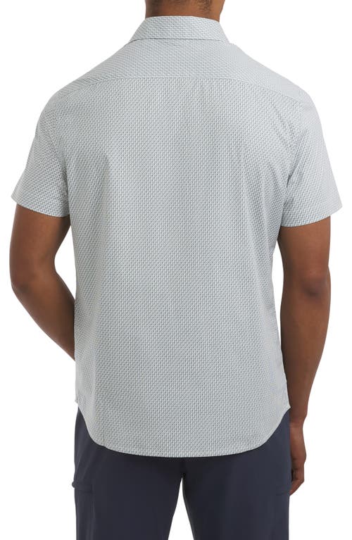 Dkny Sportswear Campbell Short Sleeve Stretch Cotton Button-up Shirt