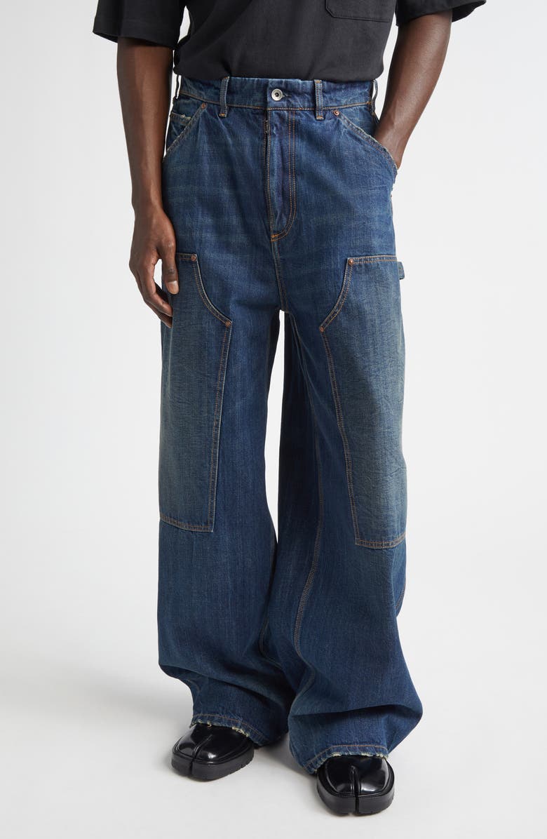 Maison Margiela Carpenter Jeans, Main, color, Blue Wash