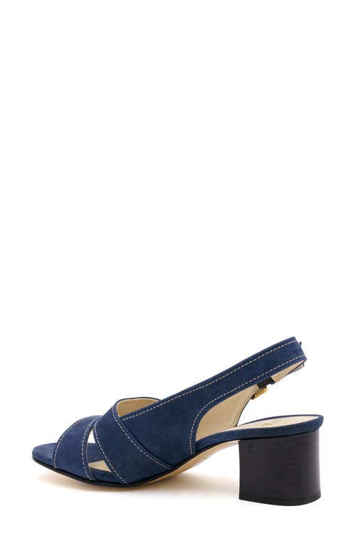 Amalfi By Rangoni Efrem Slingback Sandal In Navy Long Beach