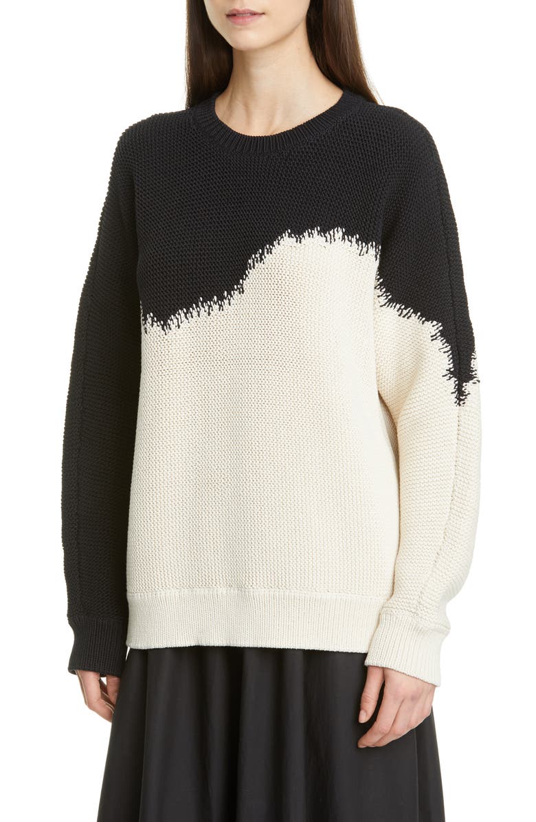 Eileen Fisher Organic Cotton Blend Sweater, Alternate, color, 