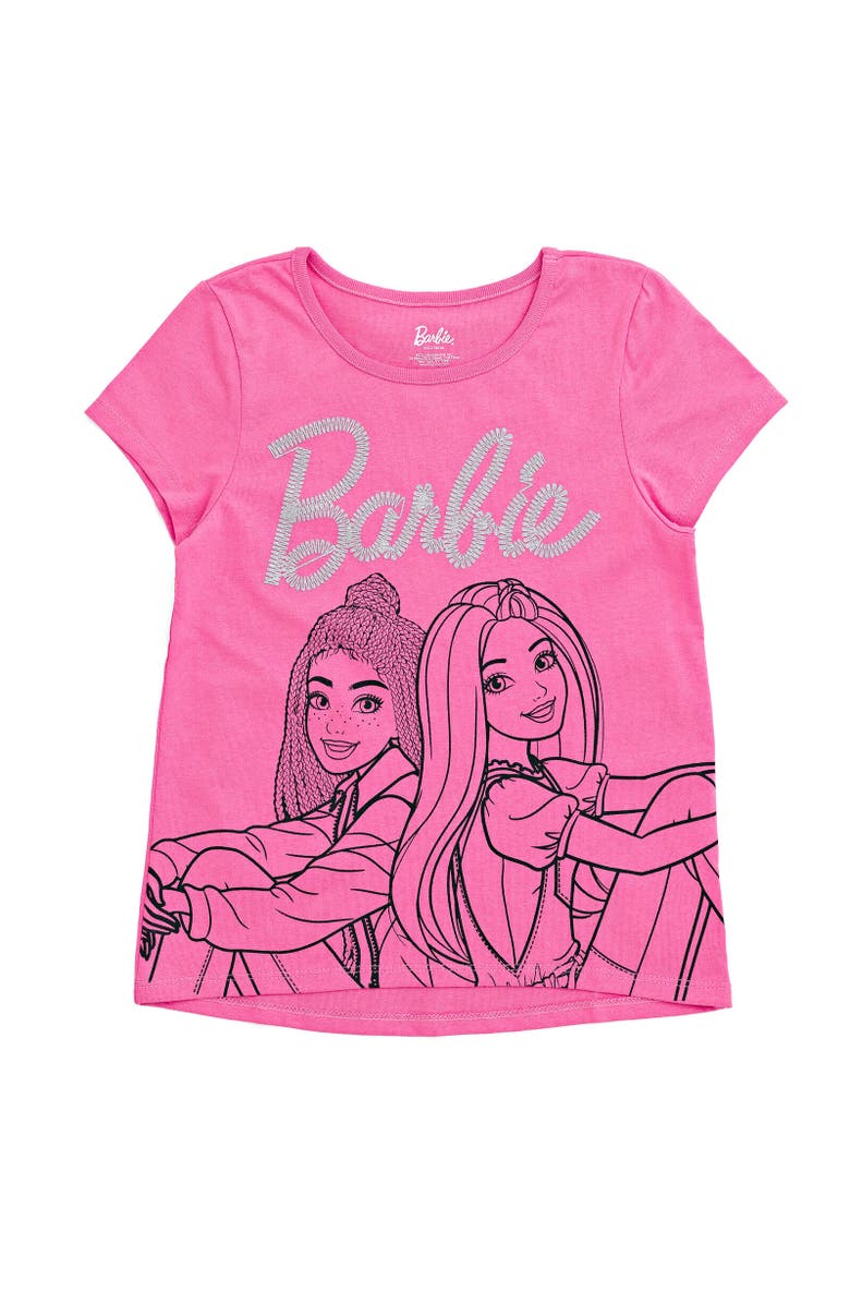 Barbie 3-Pack T-Shirts, Alternate, color, Blue / Pink / Black