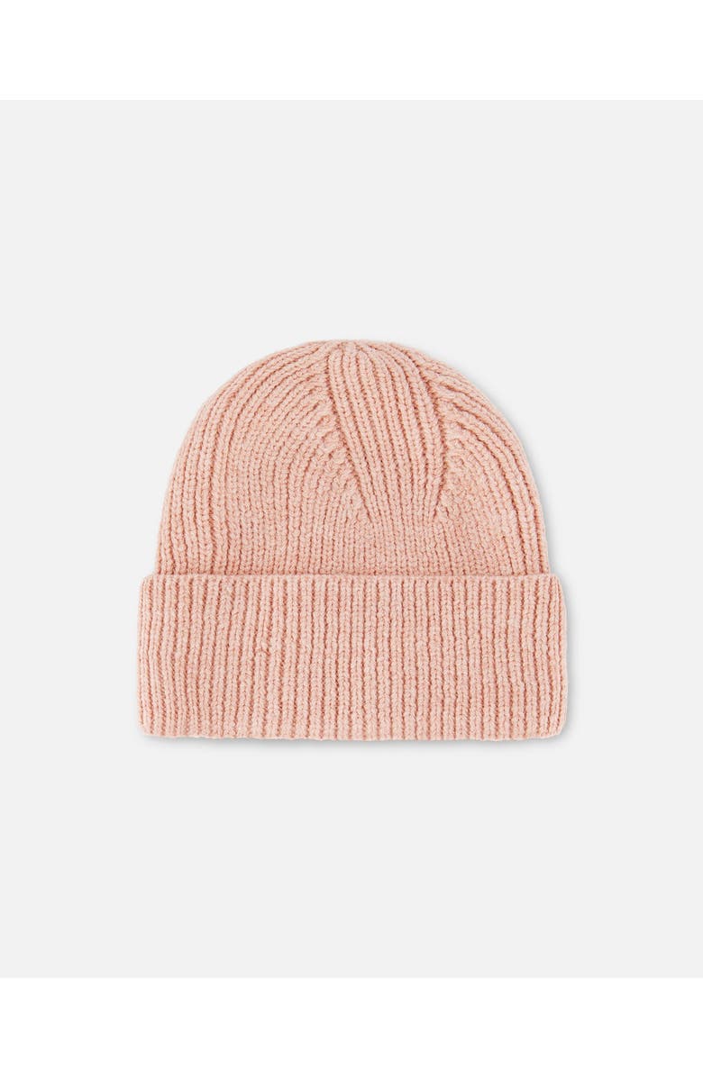 Deux par Deux Girl's Mid-Season Knit Hat Dusty Pink, Alternate, color, 