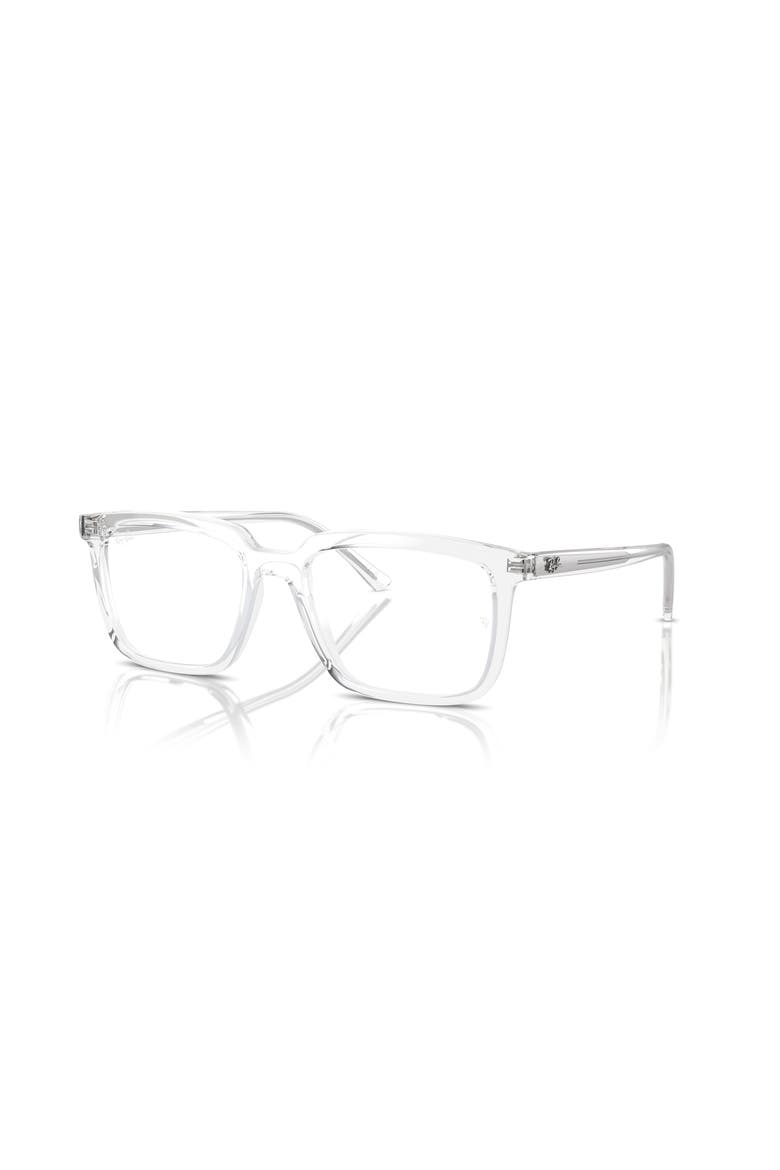 52mm Rectangle optical glasses, Main, color, Transparent