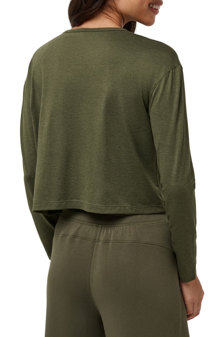 Celestia Long Sleeve Performance T-Shirt, Alternate, color, HEATHER GRAPE LEAF