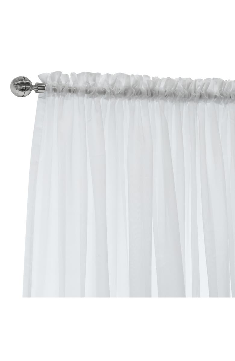 Outdoor Decor by Commonwealth Single Indoor Curtain Panel, Alternate, color, White