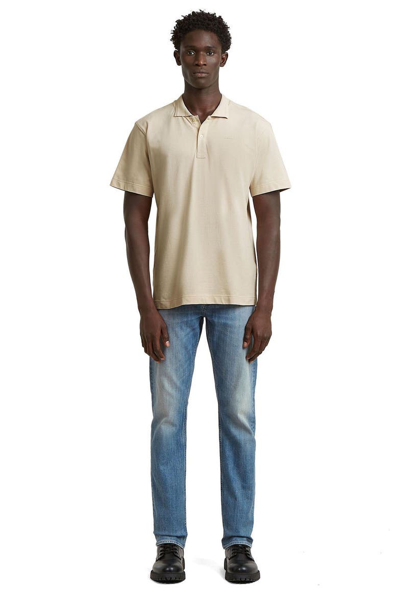 Core Regular Fit Organic Cotton Polo Shirt, Alternate, color, OFF WHITE