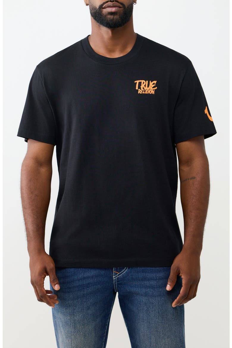Sketchbook Graphic T-Shirt, Main, color, JET BLACK
