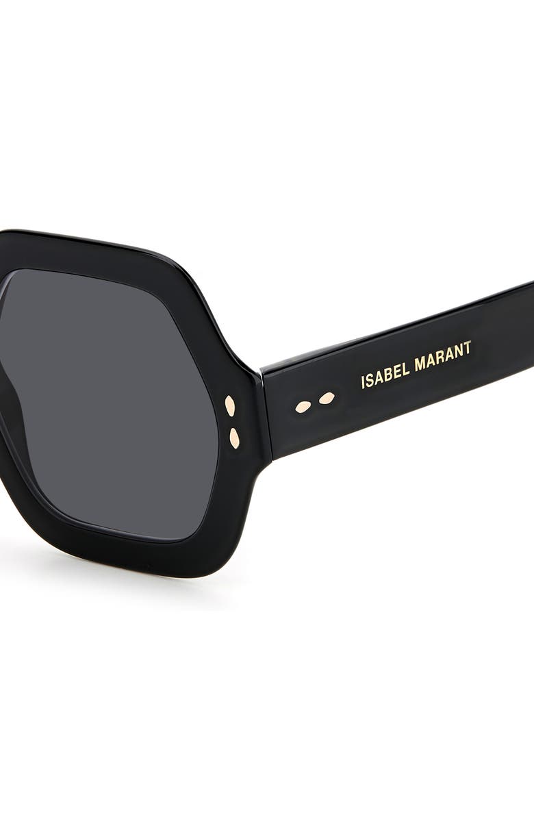Isabel Marant 52mm Square Sunglasses, Alternate, color, 