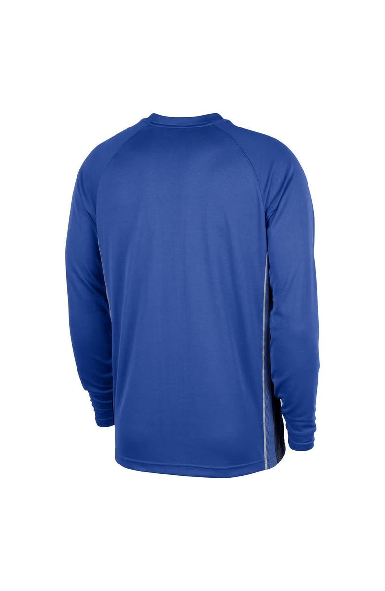 Nike Men's Nike Blue Dallas Mavericks 2025/26 Authentic Pre-Game Legend Dri-FIT Long Sleeve Shooting Shirt, Alternate, color, Blue