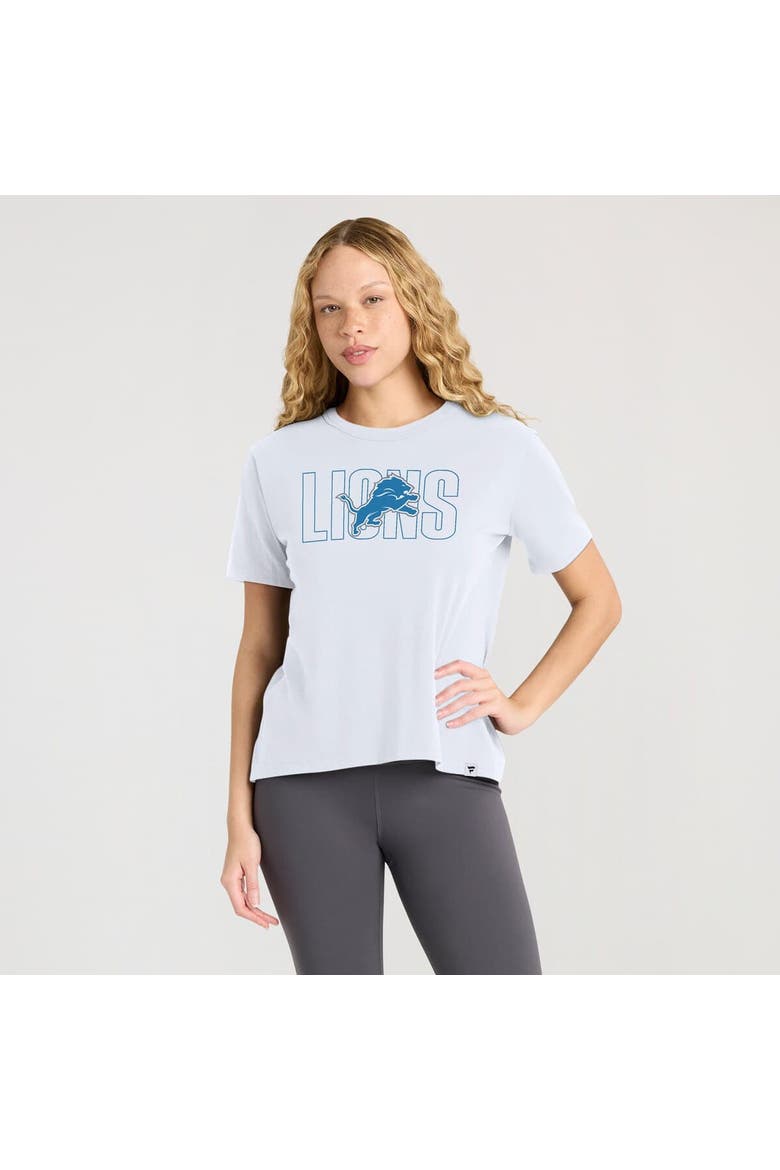 Women's Fanatics Ash Detroit Lions Line Em Up T-Shirt, Alternate, color, Ash