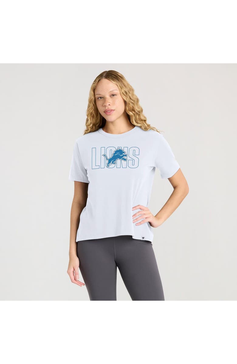 FANATICS Women's Fanatics Ash Detroit Lions Line Em Up T-Shirt, Alternate, color, Ash