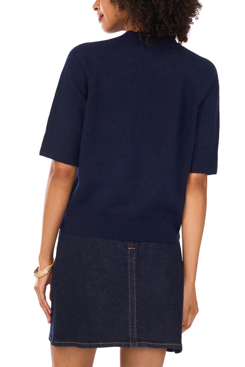 Mock Neck Sweater, Alternate, color, CLASSIC NAVY