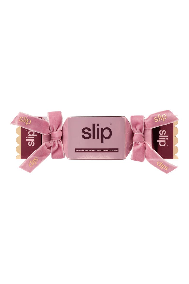 Pure Silk Scrunchie Cracker 3-Piece Set (Nordstrom Exclusive) $34 Value, Alternate, color, HONEY PIE