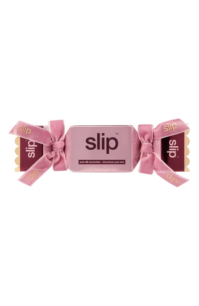 slip Pure Silk Scrunchie Cracker 3-Piece Set (Nordstrom Exclusive) $34 Value, Alternate, color, Honey Pie