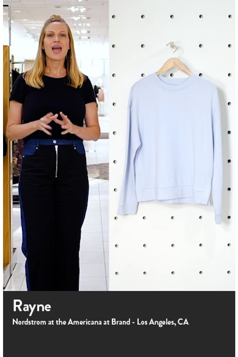 Costa Side Split Crewneck Sweatshirt video
