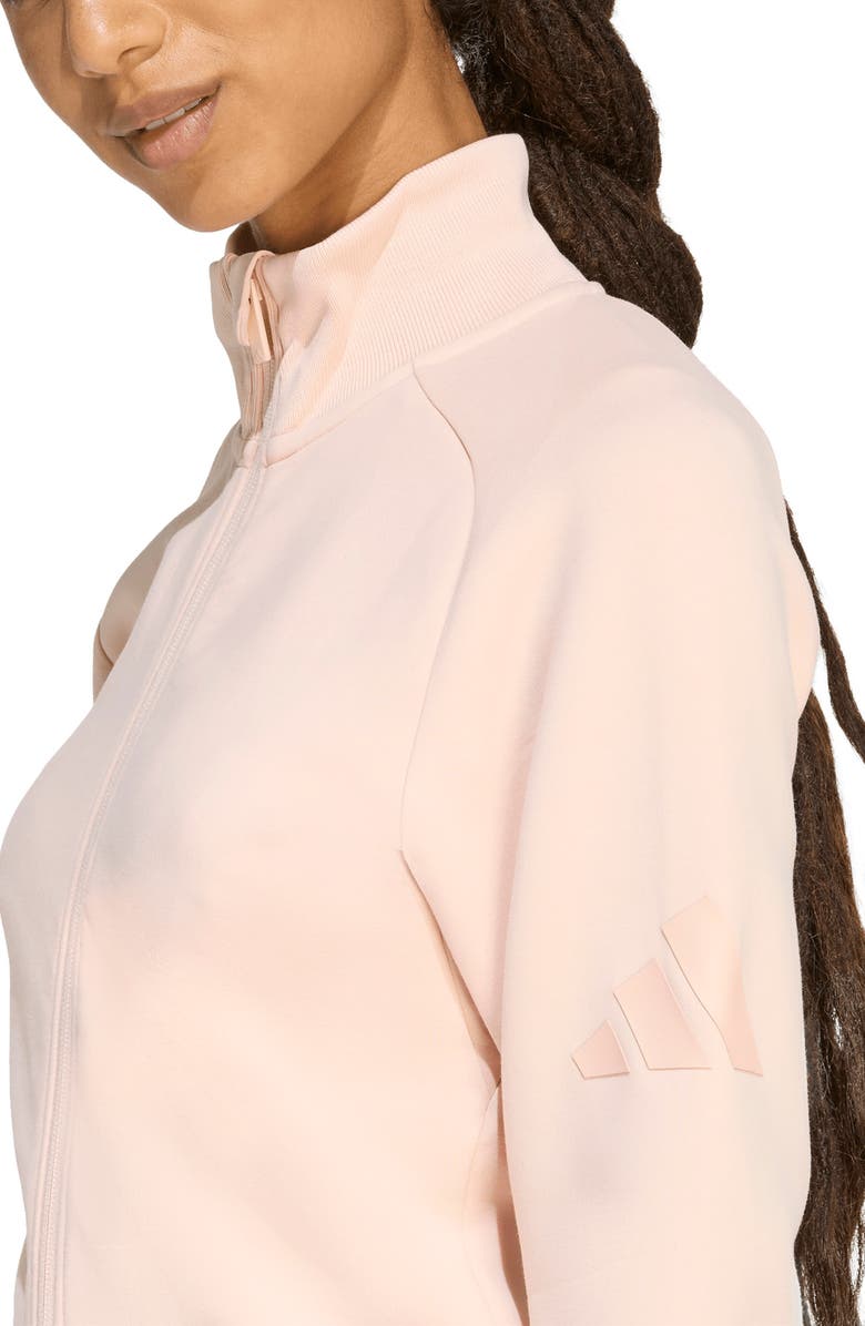 adidas Originals Soft Lux Slim Fit Track Jacket, Alternate, color, Blush Pink/ /