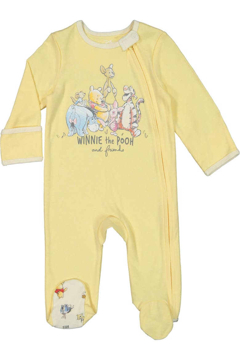 Winnie the Pooh 4-Piece Sleep N' Play and Blanket Set, Alternate, color, Winnie the Pooh Yellow