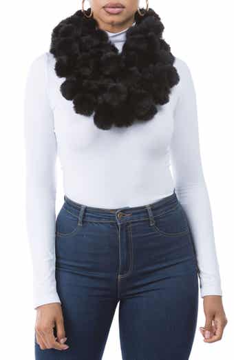 MARCUS ADLER Faux Fur Infinity Scarf