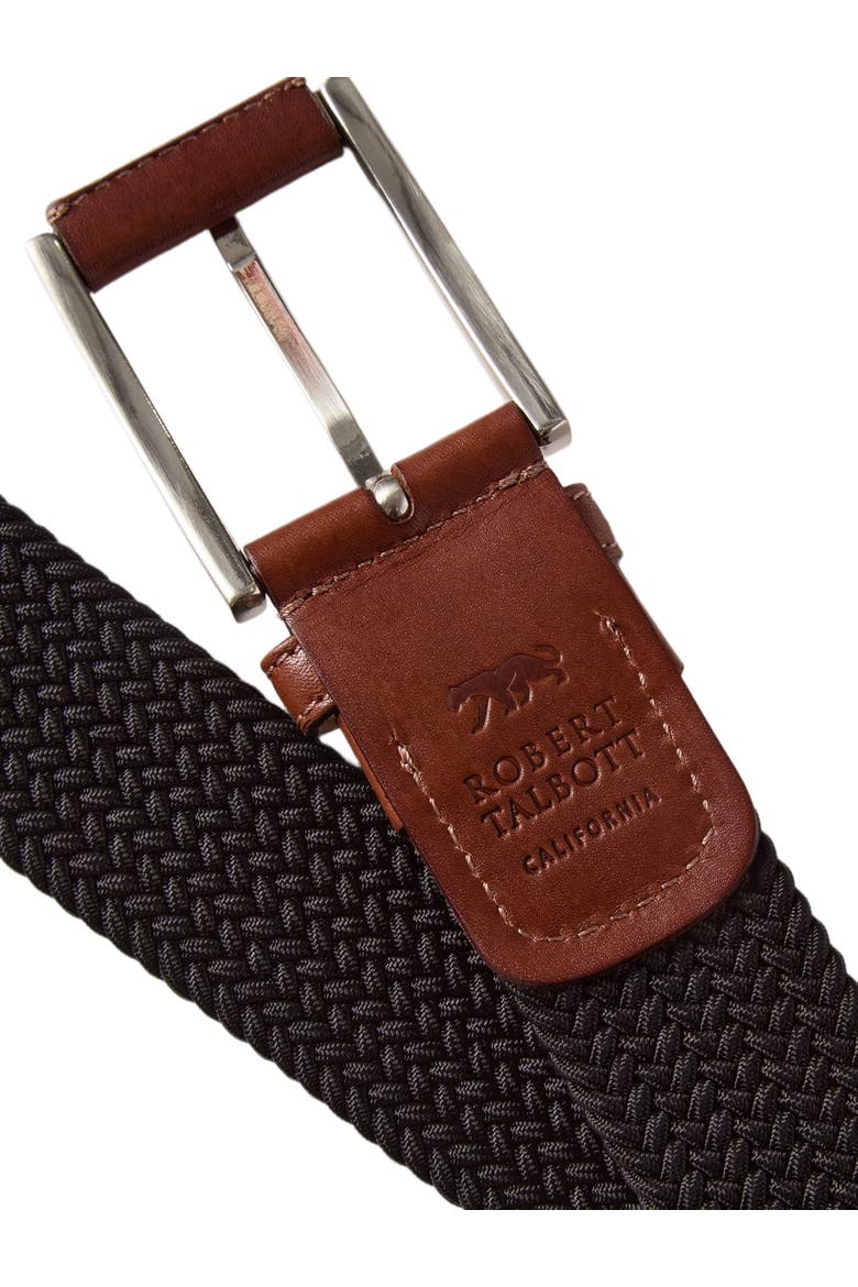 Stretch Nylon Garfield Belt, Alternate, color, Black