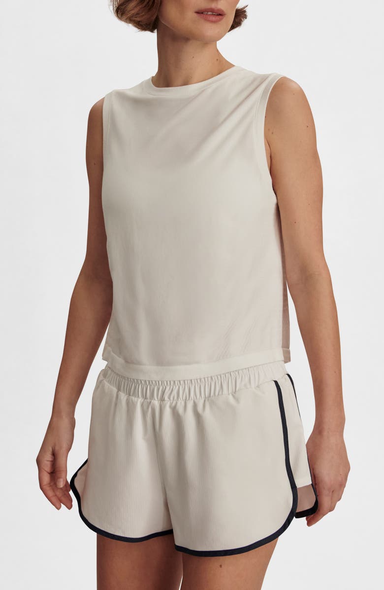 Varley Nate Seamless Crop Tank, Main, color, White