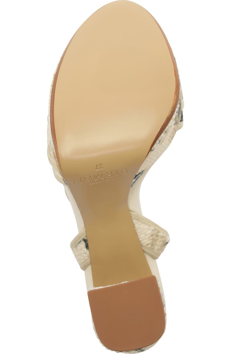 Alexandre Birman x AGUA Floral Bow Platform Sandal, Alternate, color,