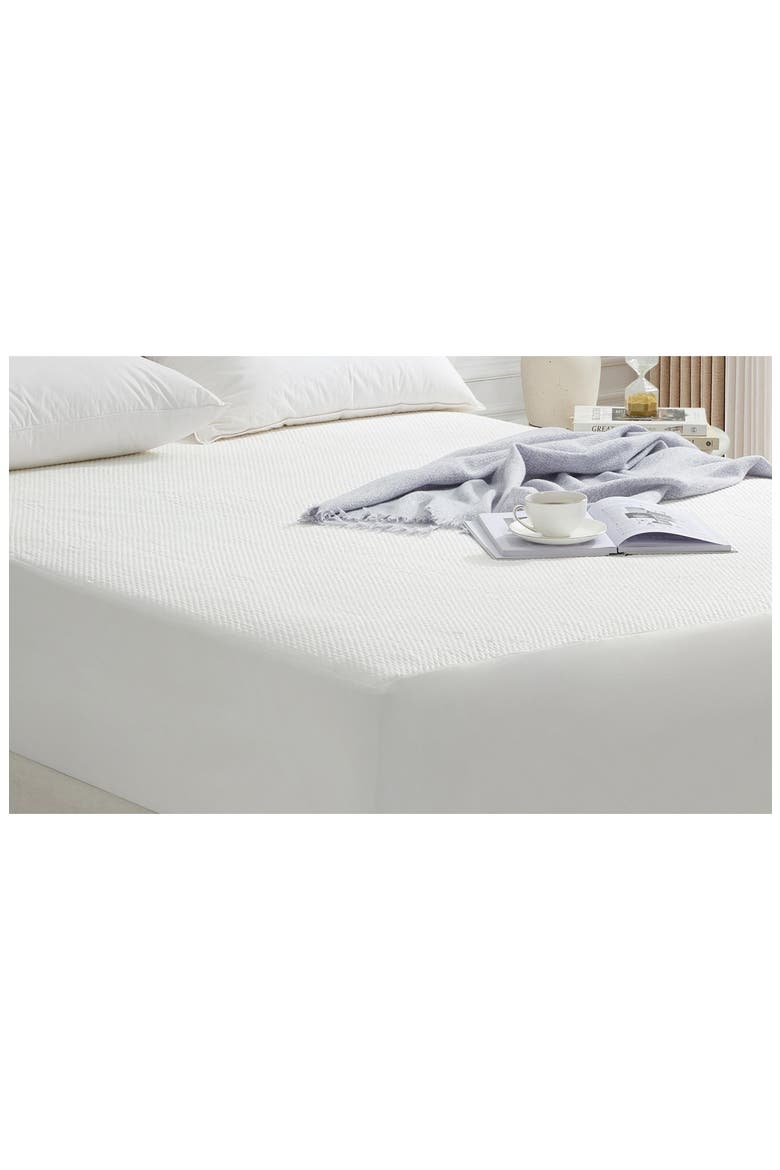 Ice Cooling Waterproof Mattress Topper, Alternate, color, WHITE