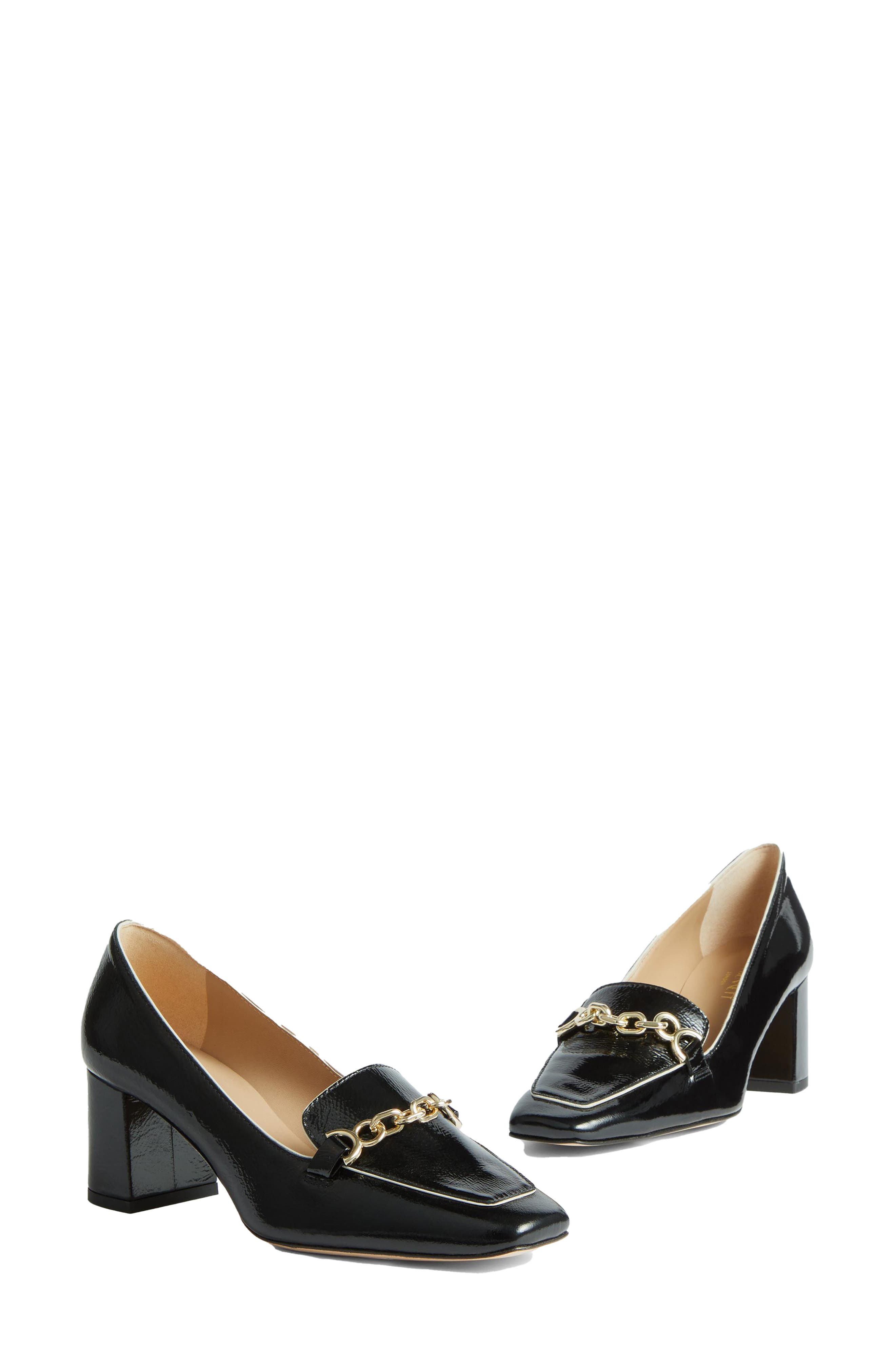 LK Bennett Johanna Loafer Pump, Alternate, color, Black