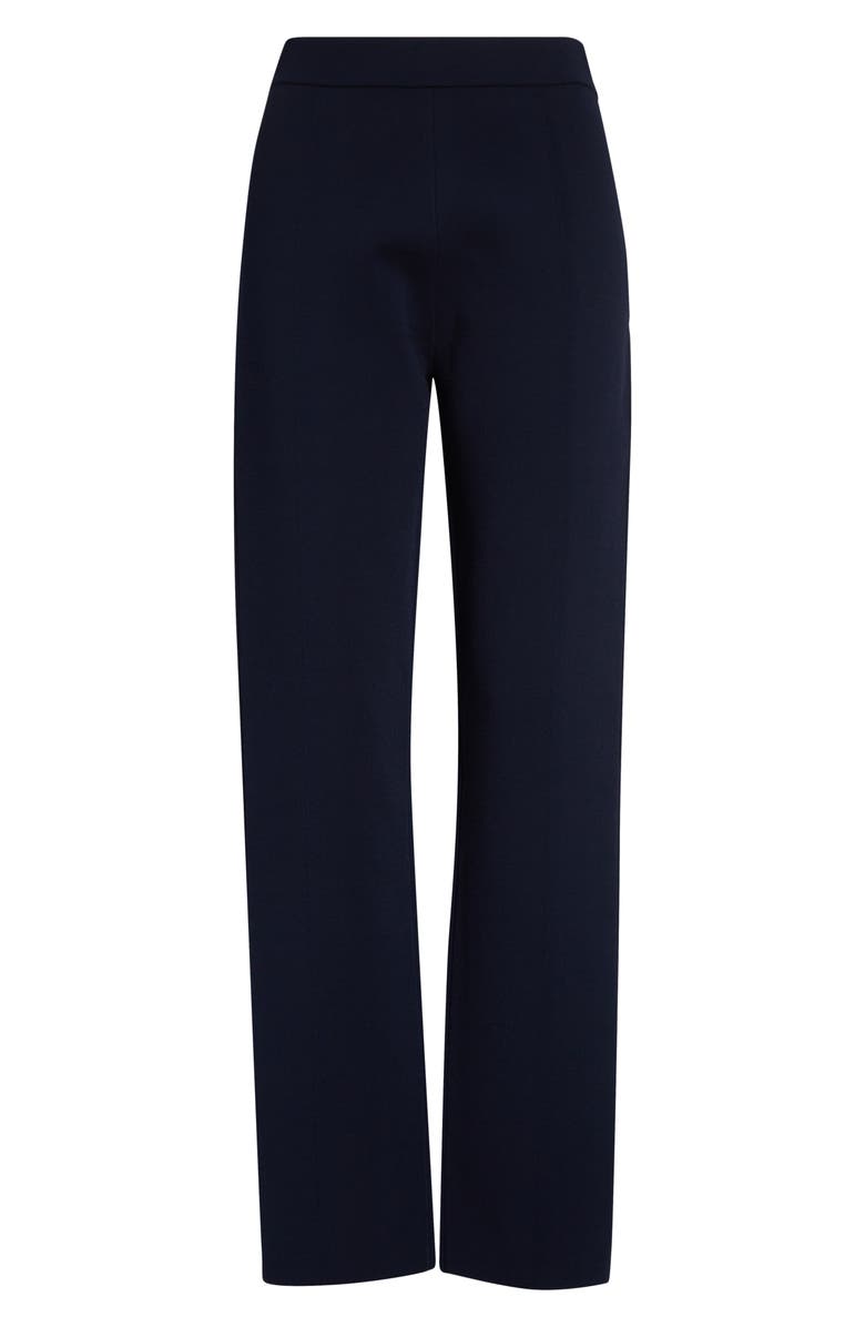 ST. JOHN Quincy Knit Ankle Pants, Alternate, color, Navy