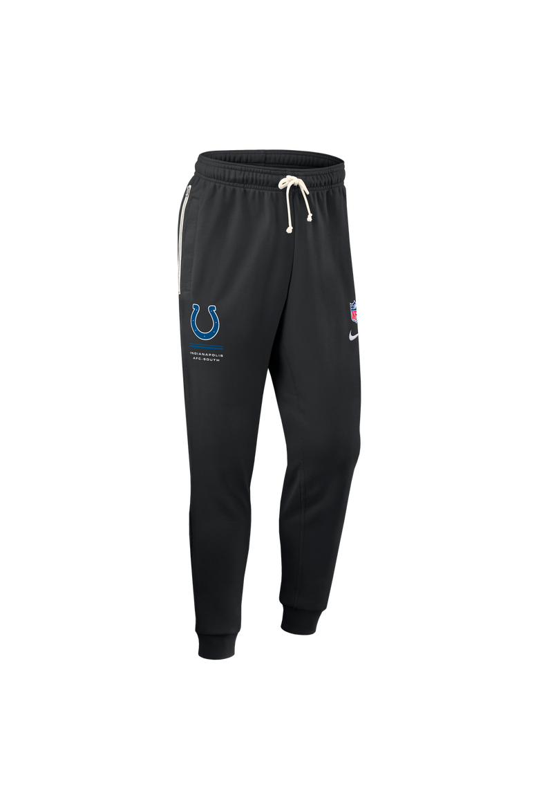 Men's Nike Black Indianapolis Colts Sideline Standard Issue Touchback Kick Dri-FIT Taper Pants, Alternate, color, Black