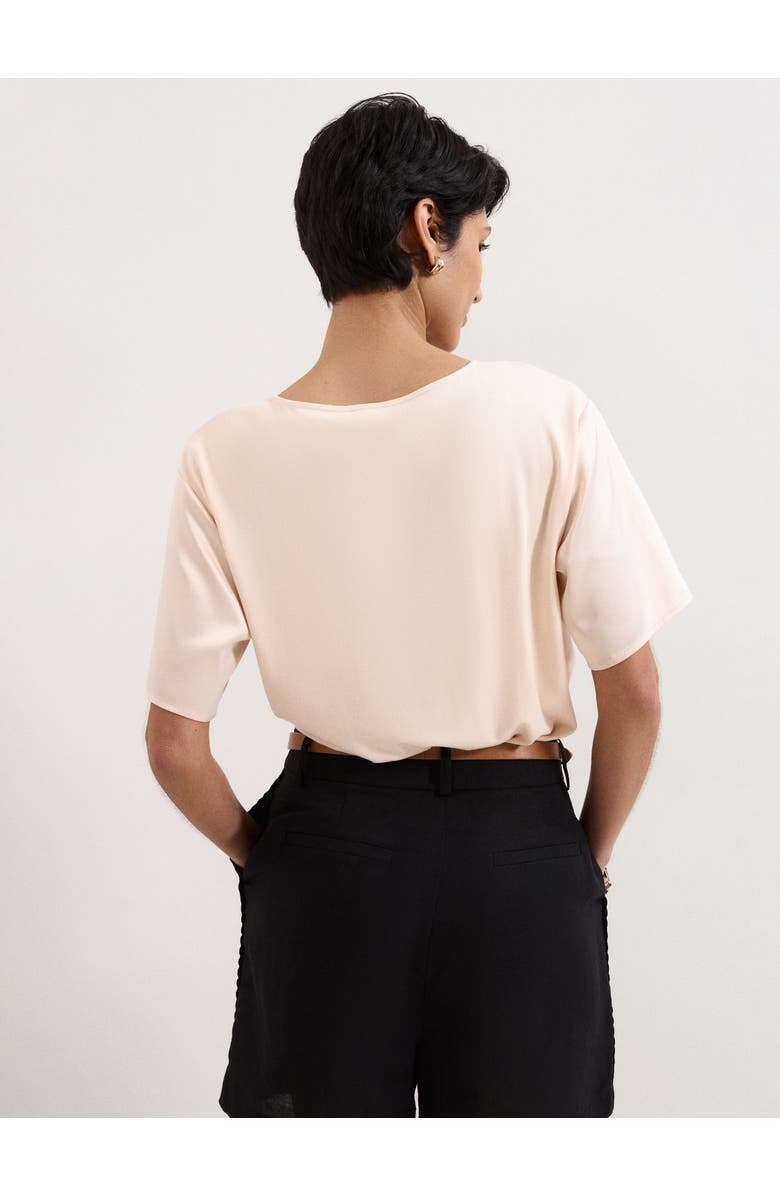 Phase Eight Francesca Satin Top, Alternate, color, Pale Pink